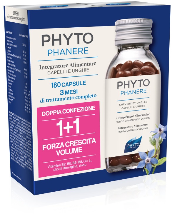 PHYTO PARIS PHYTOPHANERE INTEGRATORE ALIMENTARE CAPELLI/UNGHIE 90+90 CAPSULE - Farmacia Puddu Baire S.r.l.