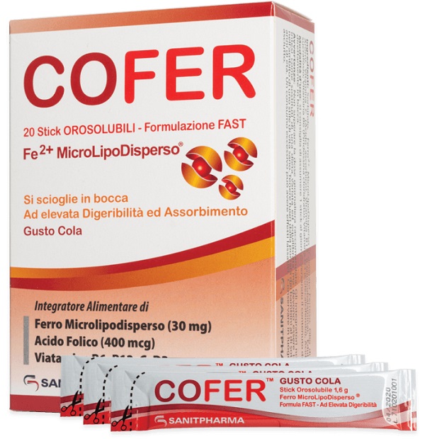 COFER 20 STICK OROSOLUBILI GUSTO COLA - Farmacia Puddu Baire S.r.l.