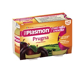 PLASMON OMOGENEIZZATO PRUGNA 2 X 104 G - Farmacia Puddu Baire S.r.l.