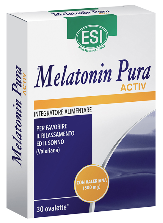 ESI MELATONIN PURA ACTIV 30 OVALETTE - Farmacia Puddu Baire S.r.l.