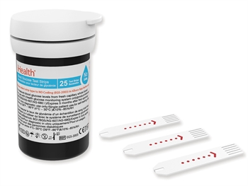 STRISCE GLICEMIA PER GLUCOMETRI IHEALTH 25 PEZZI - Farmacia Puddu Baire S.r.l.