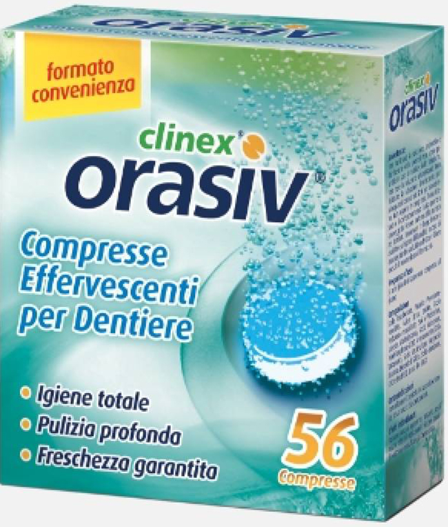 ORASIV CLINEX 56 COMPRESSE EFFERVESCENTI - Farmacia Puddu Baire S.r.l.