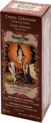 HENNE NUANCE CASTANO SCURO CREMA HENNE COLOR CREMA COLORANTE PRONTA ALL'USO - Farmacia Puddu Baire S.r.l.