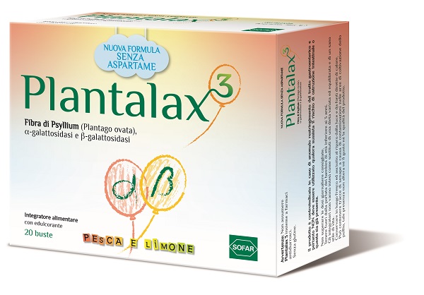 PLANTALAX 3 PESCA E LIMONE 20 BUSTINE - Farmacia Puddu Baire S.r.l.
