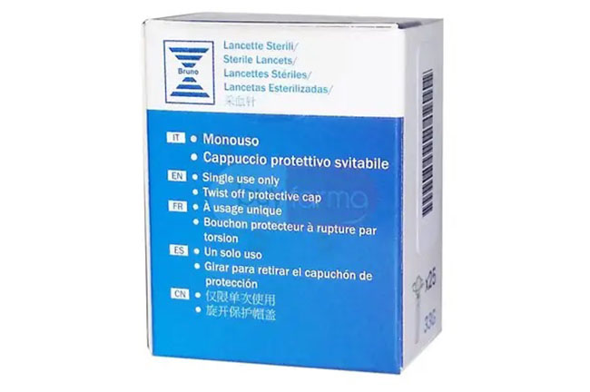 LANCETTE PUNGIDITO BRUNO 25 PEZZI - Farmacia Puddu Baire S.r.l.