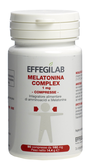 MELATONINA COMPLEX 1MG 90 COMPRESSE - Farmacia Puddu Baire S.r.l.