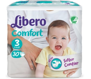 LIBERO COMFORT 3 PANNOLINO PER BAMBINO 5-9 KG 30 PEZZI - Farmacia Puddu Baire S.r.l.
