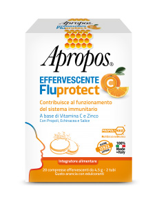 APROPOS FLUPROTECT EFFERVESCENTE C 20 COMPRESSE - Farmacia Puddu Baire S.r.l.