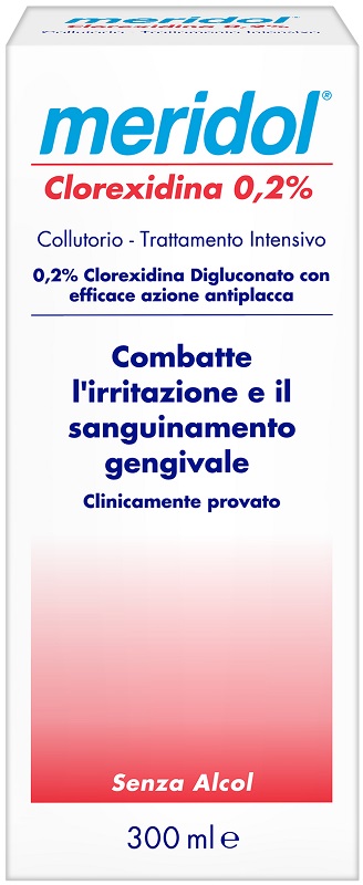MERIDOL CLOREXIDINA 0,2% COLLUTORIO 300 ML - Farmacia Puddu Baire S.r.l.