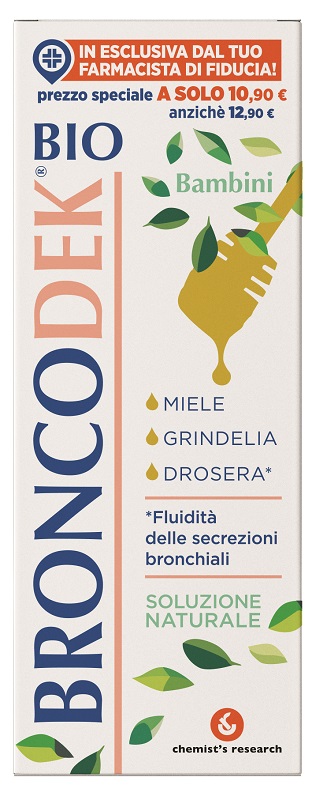 BRONCODEK BIO BAMBINI 200 ML - Farmacia Puddu Baire S.r.l.