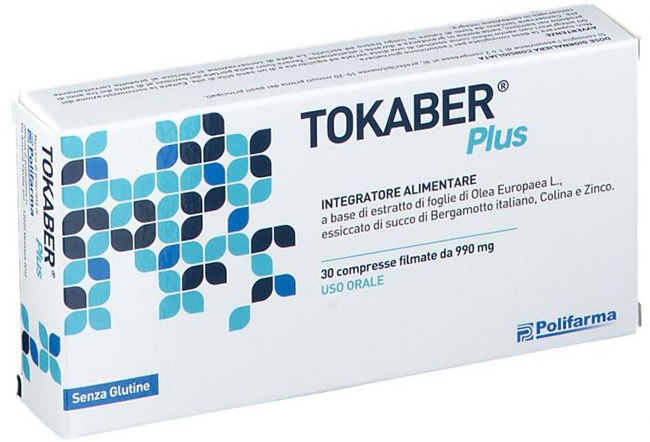 TOKABER PLUS 990MG 30 COMPRESSE - Farmacia Puddu Baire S.r.l.