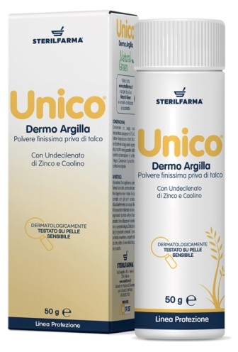 UNICO DERMO ARGILLA POLVERE SENZA TALCO 50 G - Farmacia Puddu Baire S.r.l.