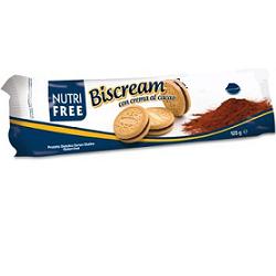 NUTRIFREE BISCREAM CON CREMA AL CACAO 125 G - Farmacia Puddu Baire S.r.l.