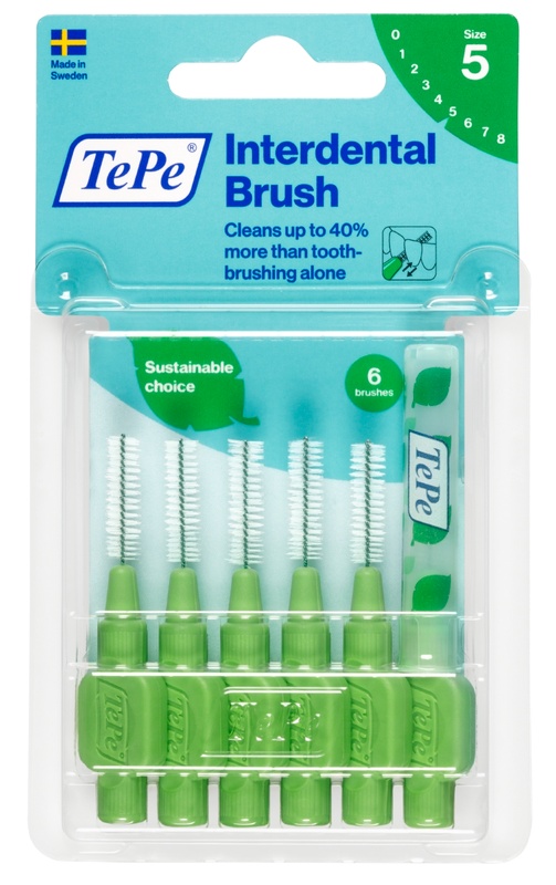 TEPE SCOVOLINI VERDE 0,8 6 PEZZI - Farmacia Puddu Baire S.r.l.