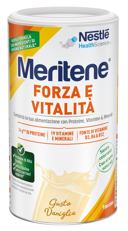 MERITENE FORZA E VITALITA' VANIGLIA 270 G - Farmacia Puddu Baire S.r.l.
