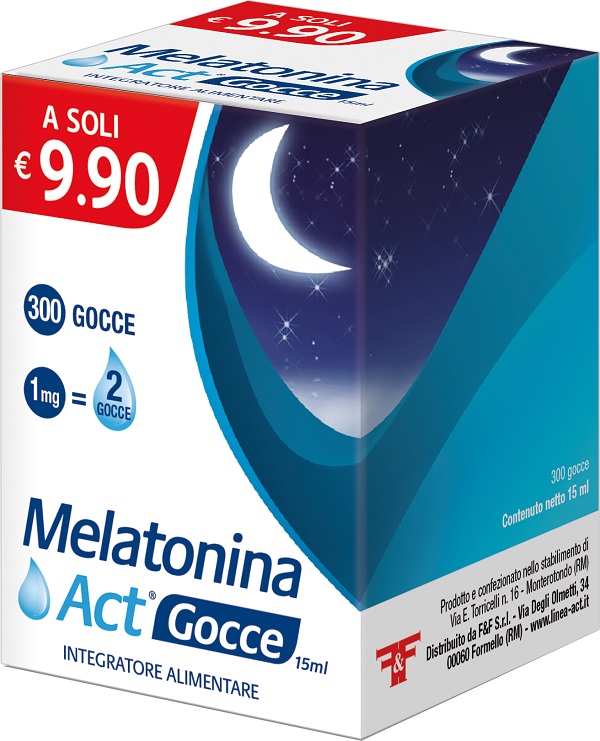 MELATONINA ACT GOCCE 15 ML - Farmacia Puddu Baire S.r.l.