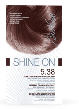 BIONIKE SHINE ON 5,38 CASTANO CHIARO CIOCCOLATO 125 ML - Farmacia Puddu Baire S.r.l.