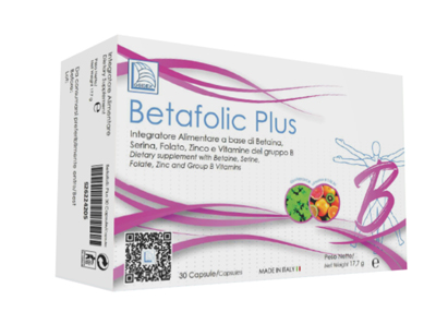 BETAFOLIC PLUS 30 CAPSULE ASTUCCIO 18,6 G - Farmacia Puddu Baire S.r.l.