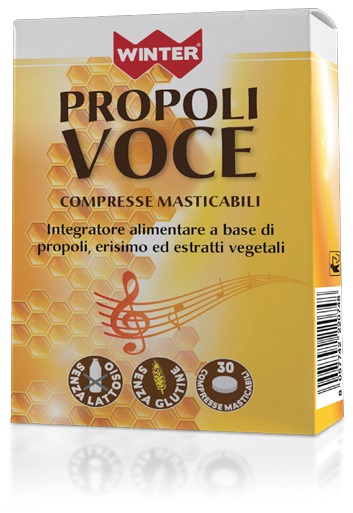 WINTER PROPOLI VOCE 30 COMPRESSE MASTICABILI - Farmacia Puddu Baire S.r.l.