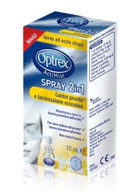 SPRAY OCULARE OPTREX ACTIMIST 2 IN 1 CONTRO IL PRURITO 1 PEZZO - Farmacia Puddu Baire S.r.l.