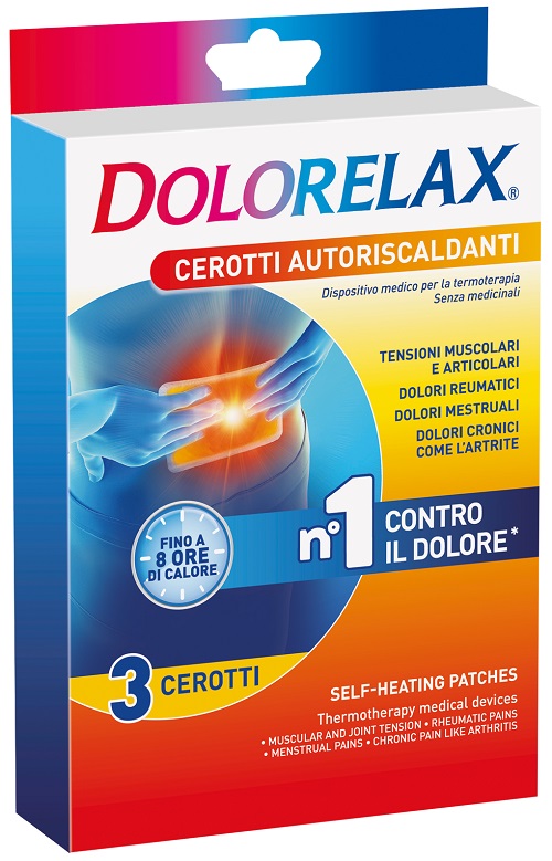 DOLORELAX CEROTTO EFFETTO CALDO 6 PEZZI - Farmacia Puddu Baire S.r.l.