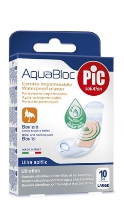 CEROTTO PIC AQUABLOC 25X72MM ANTIBATTERICO 10 PEZZI - Farmacia Puddu Baire S.r.l.