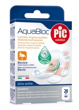 CEROTTO PIC AQUABLOC MIX ANTIBATTERICO 20 PEZZI - Farmacia Puddu Baire S.r.l.