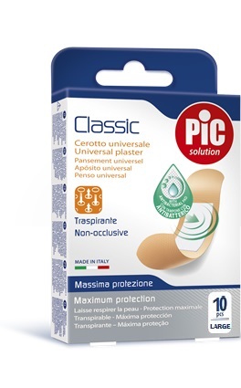 CEROTTO PIC CLASSIC 25X72 MM 10 ANTIBATTERICO 10 PEZZI - Farmacia Puddu Baire S.r.l.