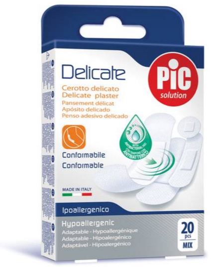 CEROTTO PIC DELICATE MIX 20 CEROTTI ANTIBATTERICO - Farmacia Puddu Baire S.r.l.