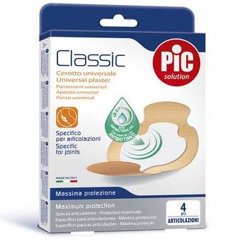 CEROTTO PIC CLASSIC ARTICOLAZIONI ANTIBATTERICO 4 PEZZI - Farmacia Puddu Baire S.r.l.