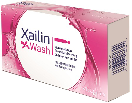 XAILIN WASH SOLUZIONE STERILE OCULARE 20 FLACONCINI 5 ML MONODOSE - Farmacia Puddu Baire S.r.l.
