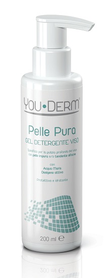 YOUDERM PELLE PURA GEL DETERGENTE VISO 200 ML - Farmacia Puddu Baire S.r.l.