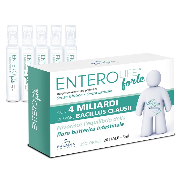 ENTEROLIFE FORTE 4 MILIARDI 20 FIALE DA 5 ML - Farmacia Puddu Baire S.r.l.