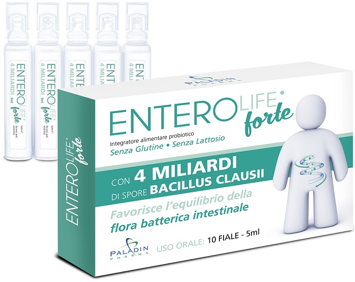 ENTEROLIFE FORTE 4 MILIARDI 10 FIALE DA 5 ML - Farmacia Puddu Baire S.r.l.