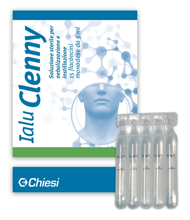IALU CLENNY 15 FLACONCINI 5 ML SOLUZIONE STERILE PER NEBULIZZAZIONE E INSTILLAZIONE CON ACIDO IALURONICO - Farmacia Puddu Baire S.r.l.