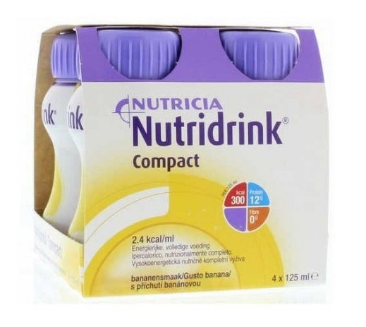 NUTRIDRINK COMPACT BANANA 4X125 ML - Farmacia Puddu Baire S.r.l.