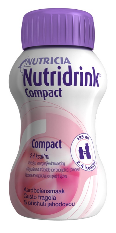 NUTRIDRINK COMPACT FRAGOLA 4X125 ML - Farmacia Puddu Baire S.r.l.