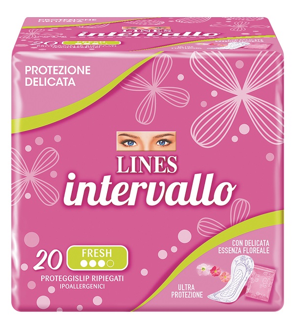 PROTEGGISLIP LINES INTERVALLO FRESH RIPIEGATO 20 PEZZI - Farmacia Puddu Baire S.r.l.