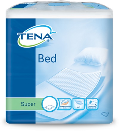 TRAVERSA PER INCONTINENZA NON RIMBOCCABILE TENA BED SUPER 60X90CM 35 PEZZI - Farmacia Puddu Baire S.r.l.