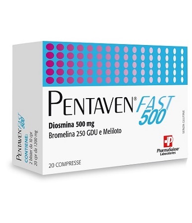 PENTAVEN FAST 500 20 COMPRESSE - Farmacia Puddu Baire S.r.l.