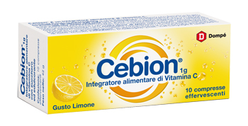 CEBION EFFERVESCENTE VITAMINA C LIMONE 10 COMPRESSE - Farmacia Puddu Baire S.r.l.