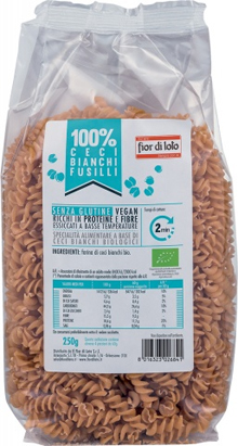 FUSILLI DI CECI BIANCHI BIO 250 G - Farmacia Puddu Baire S.r.l.