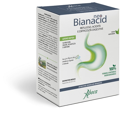NEOBIANACID 20 BUSTINE MONODOSE 1,55 G - Farmacia Puddu Baire S.r.l.