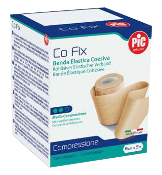BENDA ELASTICA PIC CO FIX AUTOADESIVA 12X5CM MEDIUM - Farmacia Puddu Baire S.r.l.