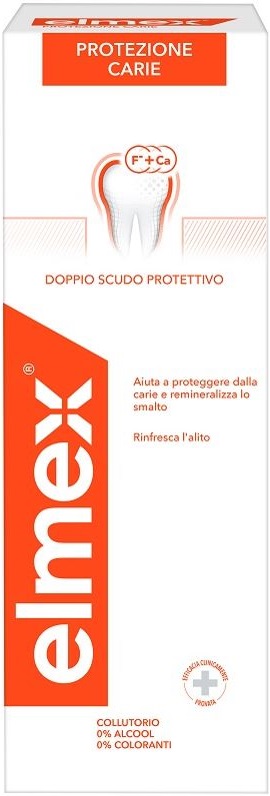 ELMEX PROTEZIONE CARIE COLLUTORIO FLUORURO AMMINICO 400 ML - Farmacia Puddu Baire S.r.l.