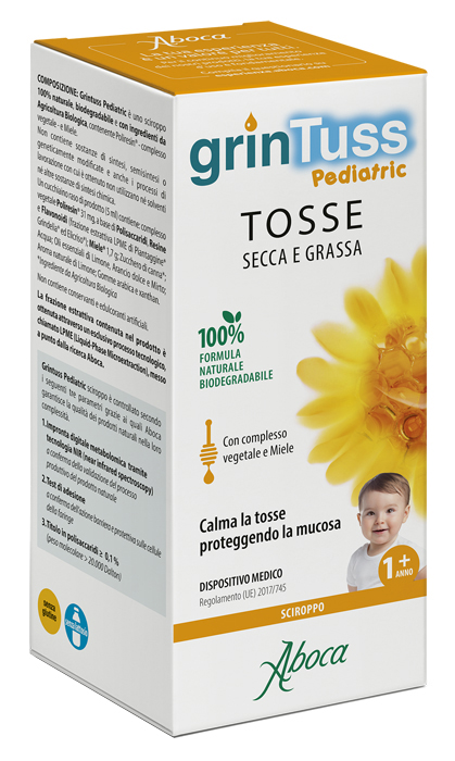 GRINTUSS PEDIATRIC SCIROPPO 180 G - Farmacia Puddu Baire S.r.l.