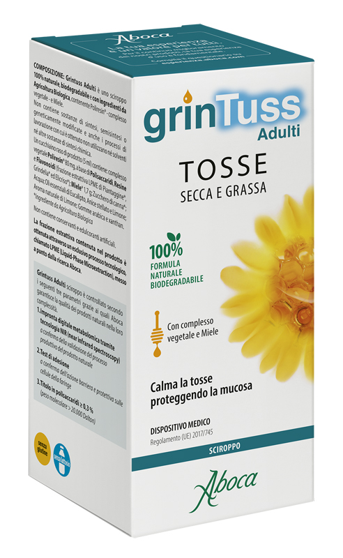 GRINTUSS ADULTI SCIROPPO 180 G - Farmacia Puddu Baire S.r.l.