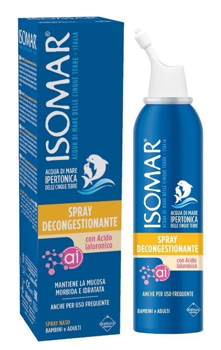 ISOMAR SPRAY DECONGESTIONANTE ACIDO IALURONICO 100 ML - Farmacia Puddu Baire S.r.l.
