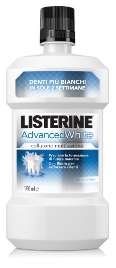 LISTERINE ADVANCE WHITE 500 ML - Farmacia Puddu Baire S.r.l.