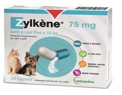 ZYLKENE CANI E GATTI FINO A 10KG 20 CAPSULE 75 MG - Farmacia Puddu Baire S.r.l.
